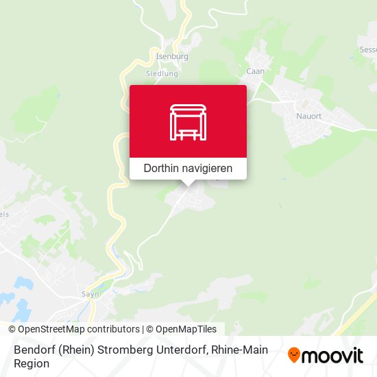 Bendorf (Rhein) Stromberg Unterdorf Karte