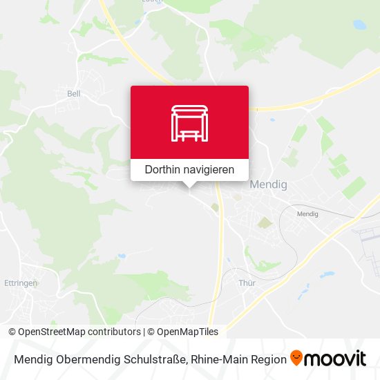 Mendig Obermendig Schulstraße Karte