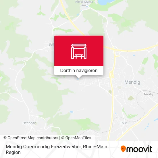 Mendig Obermendig Freizeitweiher Karte