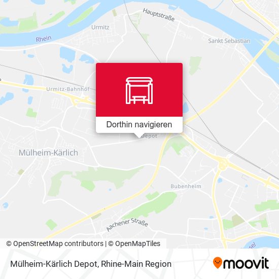 Mülheim-Kärlich Depot Karte