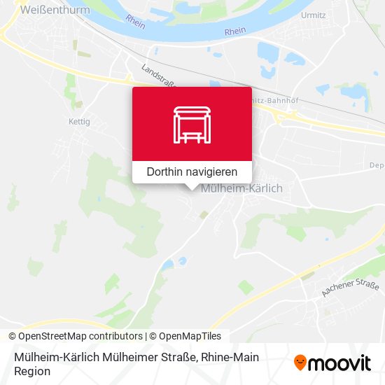 Mülheim-Kärlich Mülheimer Straße Karte