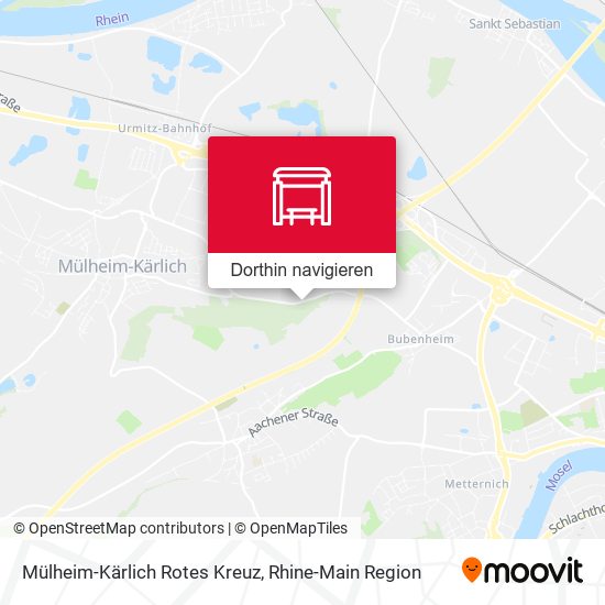 Mülheim-Kärlich Rotes Kreuz Karte