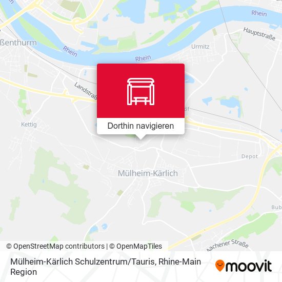 Mülheim-Kärlich Schulzentrum / Tauris Karte