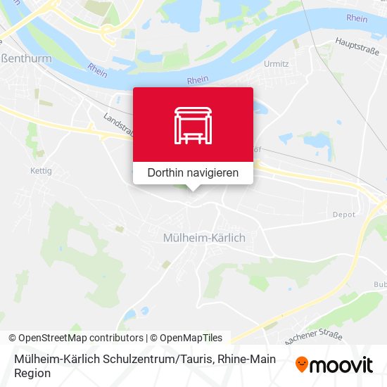 Mülheim-Kärlich Schulzentrum / Tauris Karte