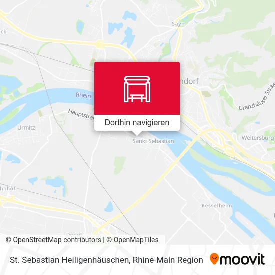 St. Sebastian Heiligenhäuschen Karte