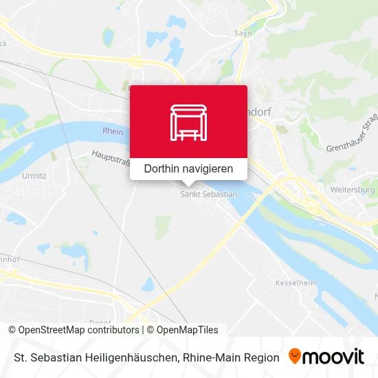 St. Sebastian Heiligenhäuschen Karte