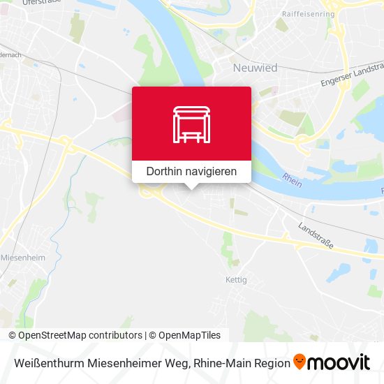 Weißenthurm Miesenheimer Weg Karte