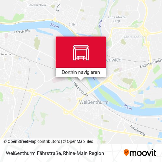 Weißenthurm Fährstraße Karte