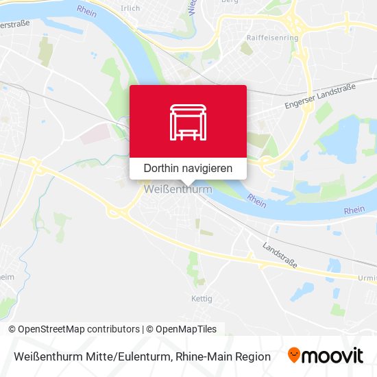Weißenthurm Mitte/Eulenturm Karte