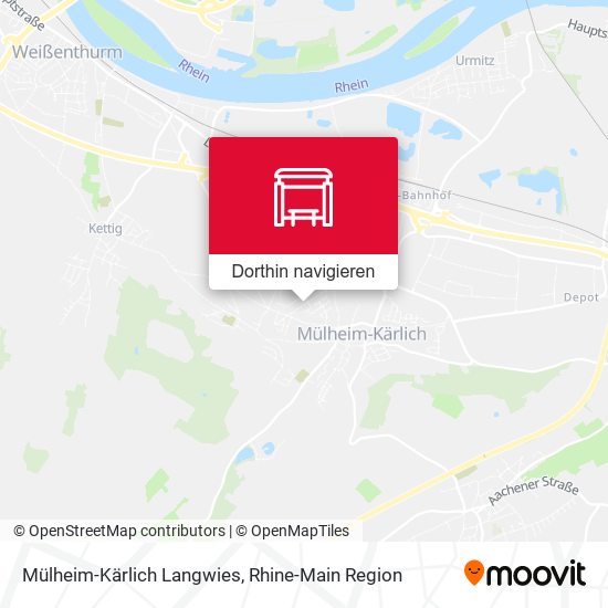 Mülheim-Kärlich Langwies Karte