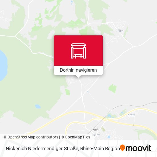 Nickenich Niedermendiger Straße Karte
