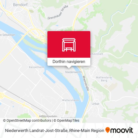 Niederwerth Landrat-Jost-Straße Karte