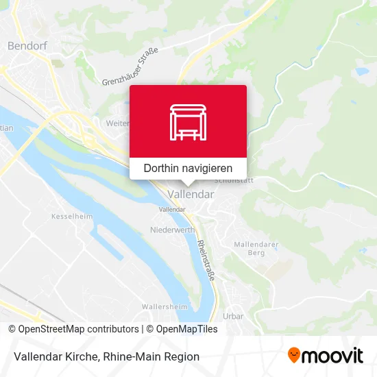 Vallendar Kirche Karte