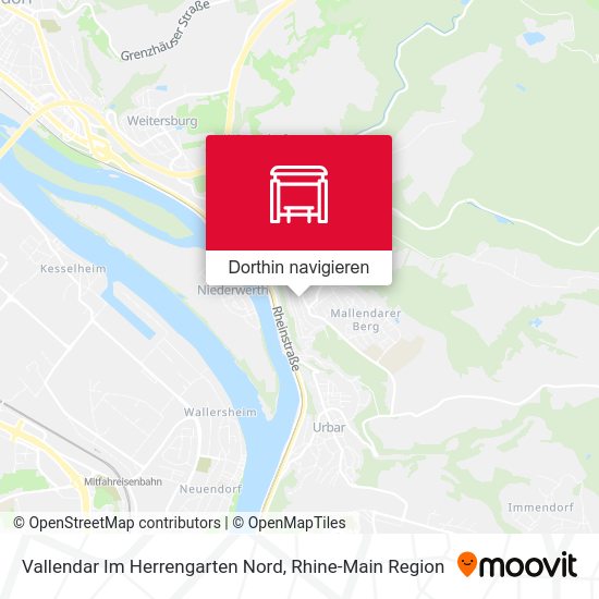 Vallendar Im Herrengarten Nord Karte