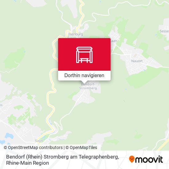 Bendorf (Rhein) Stromberg am Telegraphenberg Karte