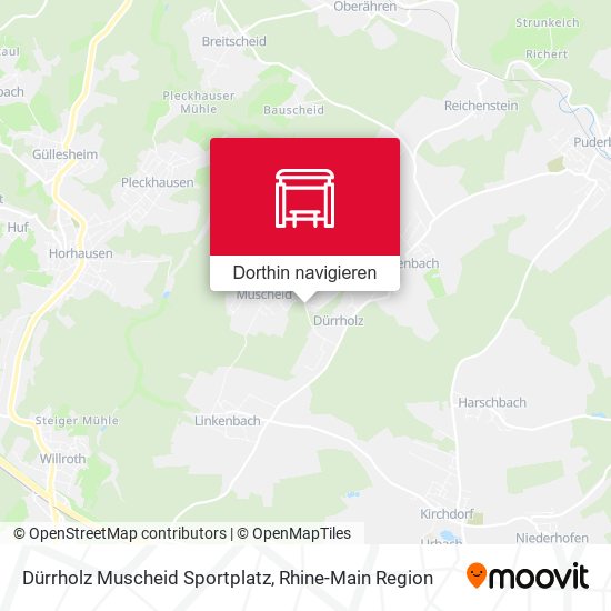 Dürrholz Muscheid Sportplatz Karte