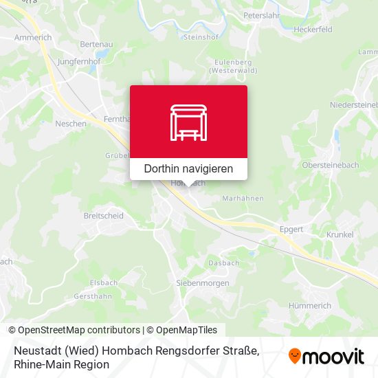 Neustadt (Wied) Hombach Rengsdorfer Straße Karte