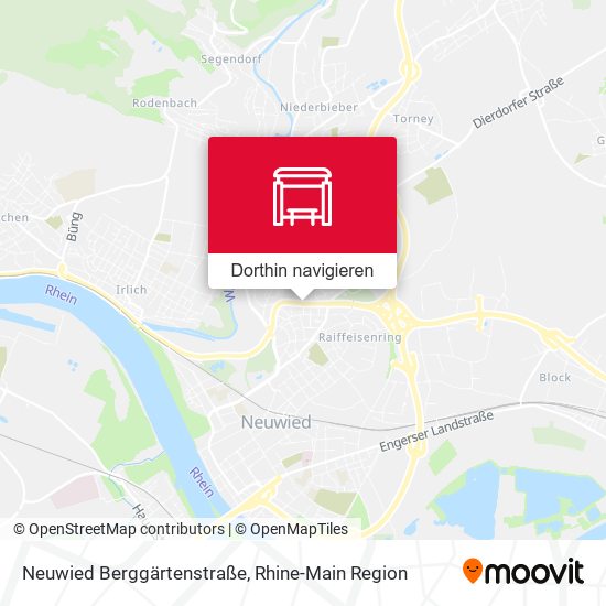 Neuwied Berggärtenstraße Karte