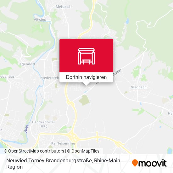 Neuwied Torney Brandenburgstraße Karte
