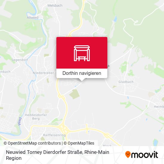 Neuwied Torney Dierdorfer Straße Karte