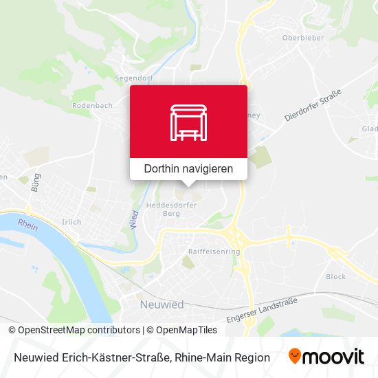 Neuwied Erich-Kästner-Straße Karte