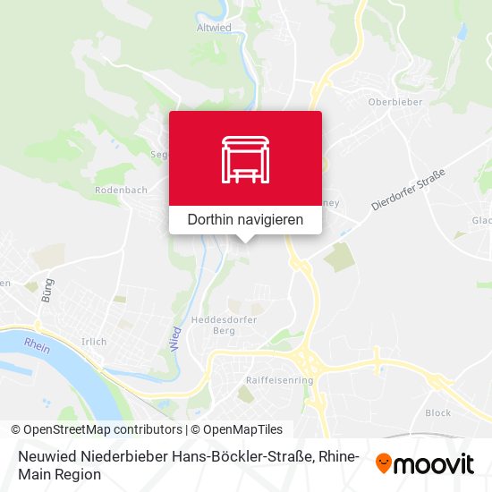 Neuwied Niederbieber Hans-Böckler-Straße Karte