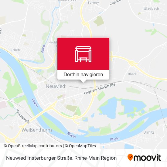 Neuwied Insterburger Straße Karte