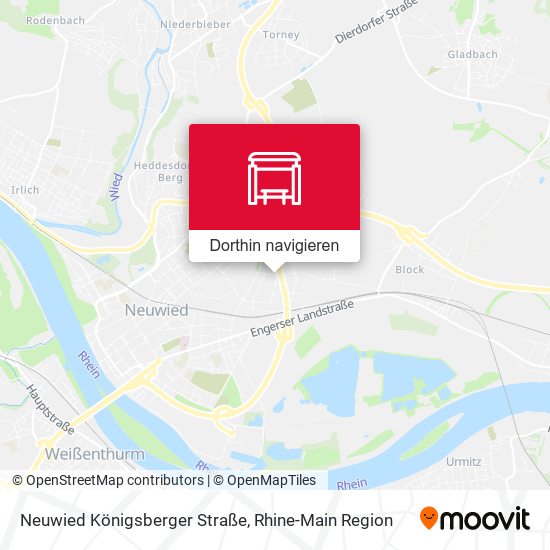 Neuwied Königsberger Straße Karte