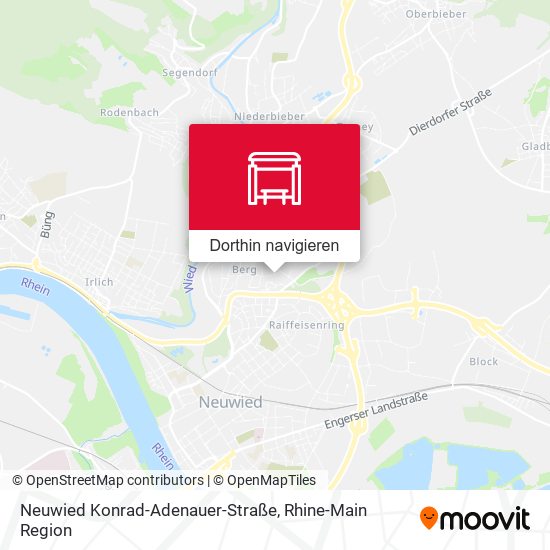 Neuwied Konrad-Adenauer-Straße Karte