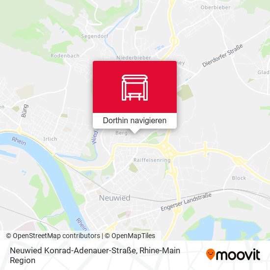 Neuwied Konrad-Adenauer-Straße Karte