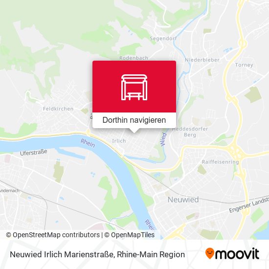 Neuwied Irlich Marienstraße Karte