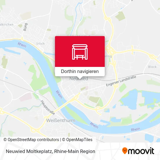 Neuwied Moltkeplatz Karte