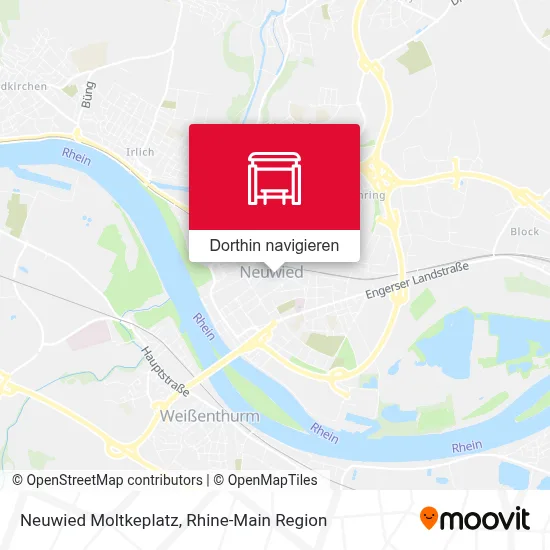 Neuwied Moltkeplatz Karte