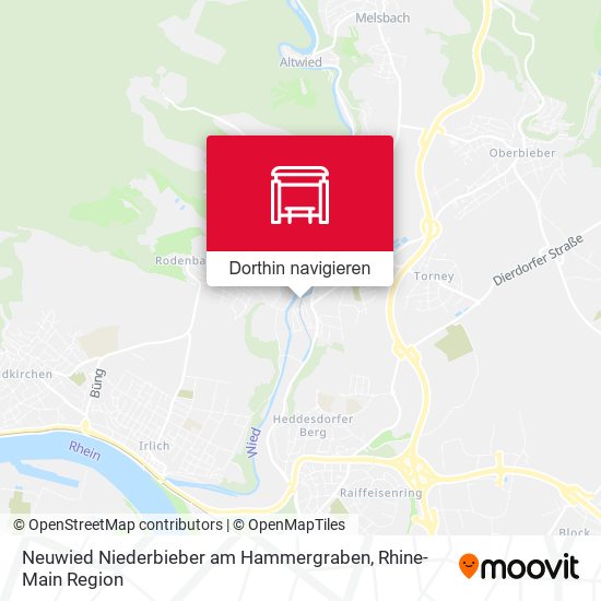Neuwied Niederbieber am Hammergraben Karte