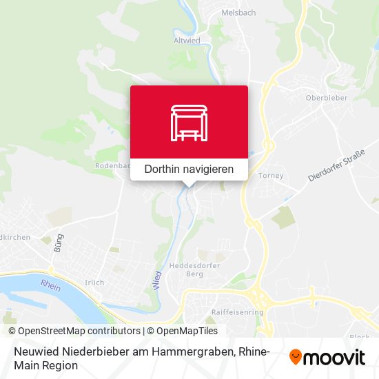 Neuwied Niederbieber am Hammergraben Karte