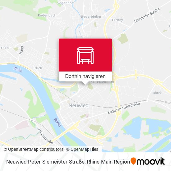 Neuwied Peter-Siemeister-Straße Karte