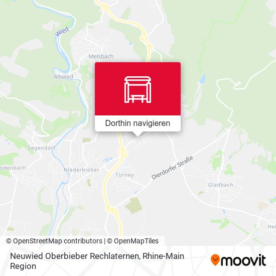 Neuwied Oberbieber Rechlaternen Karte