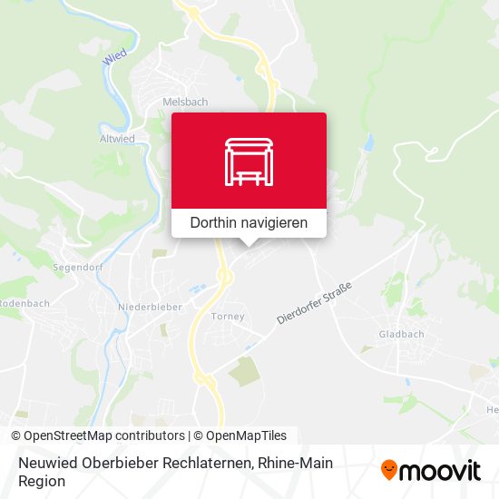 Neuwied Oberbieber Rechlaternen Karte