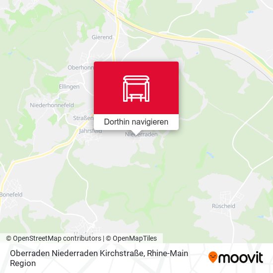 Oberraden Niederraden Kirchstraße Karte