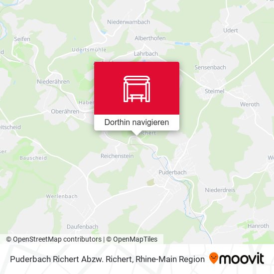 Puderbach Richert Abzw. Richert Karte
