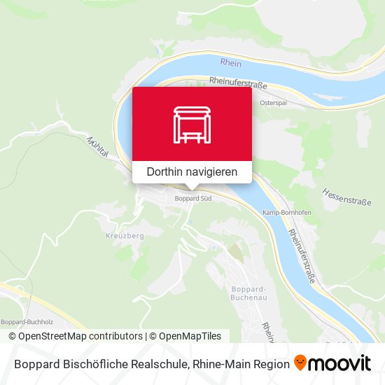Boppard Bischöfliche Realschule Karte