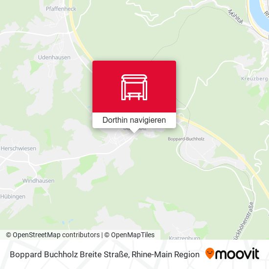 Boppard Buchholz Breite Straße Karte