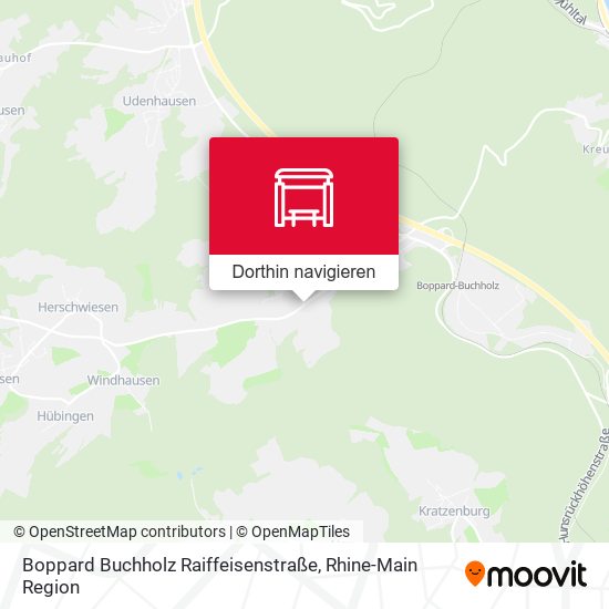 Boppard Buchholz Raiffeisenstraße Karte