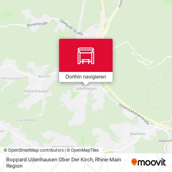 Boppard Udenhausen Ober Der Kirch Karte