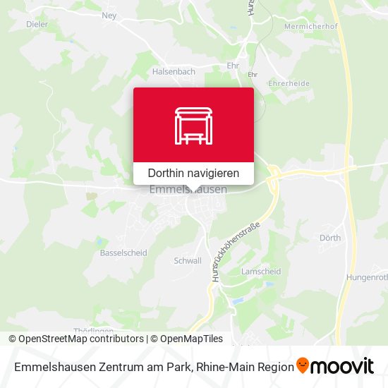 Emmelshausen Zentrum am Park Karte