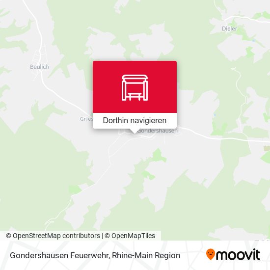 Gondershausen Feuerwehr Karte