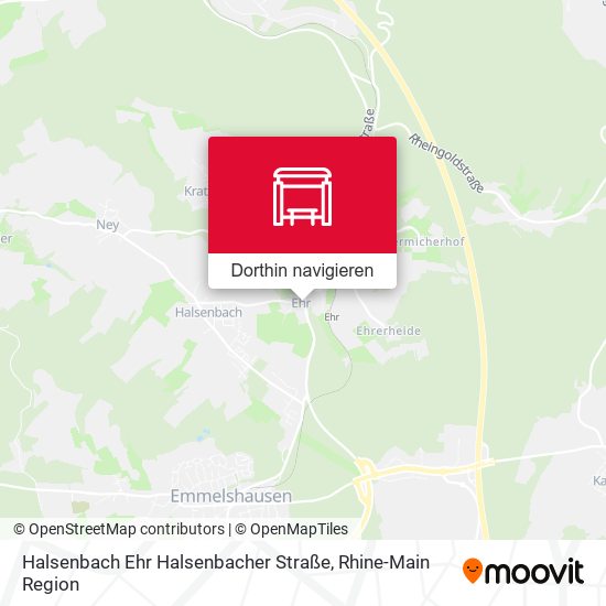 Halsenbach Ehr Halsenbacher Straße Karte