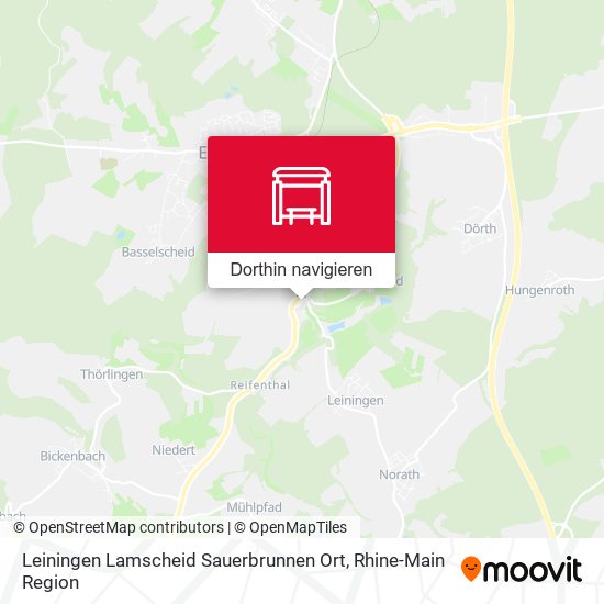 Leiningen Lamscheid Sauerbrunnen Ort Karte