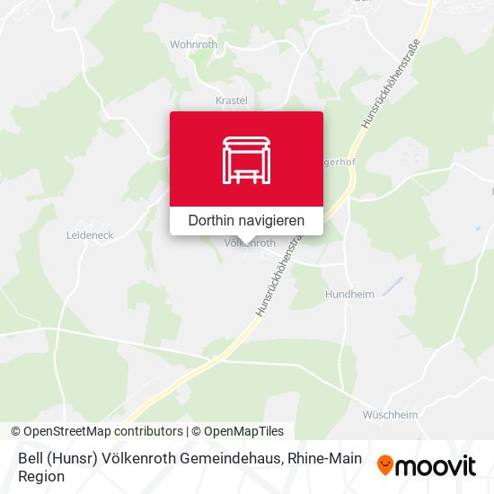 Bell (Hunsr) Völkenroth Gemeindehaus Karte