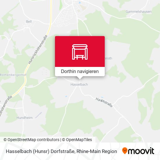 Hasselbach (Hunsr) Dorfstraße Karte